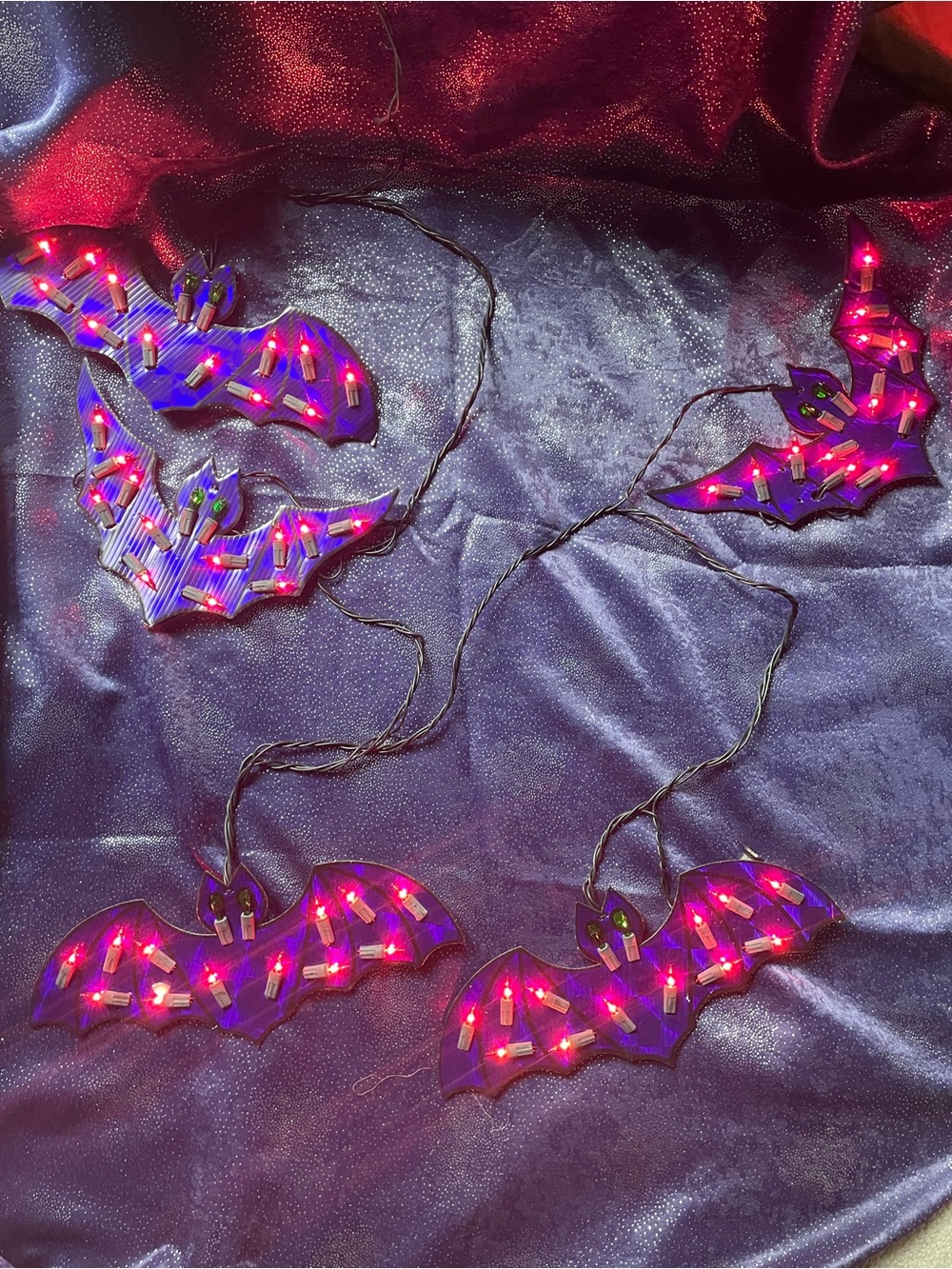 LED Purple Bat lights